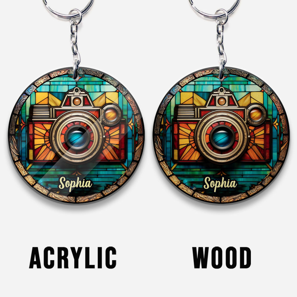 Just A Girl Who Loves Photography - Personalized Photography Keychain
