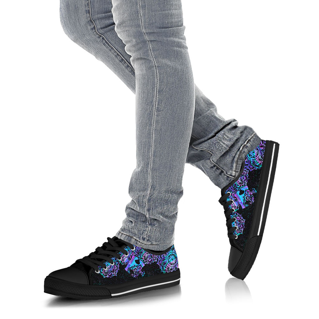 Be Kind Autism Awareness Low Top Shoes 0622