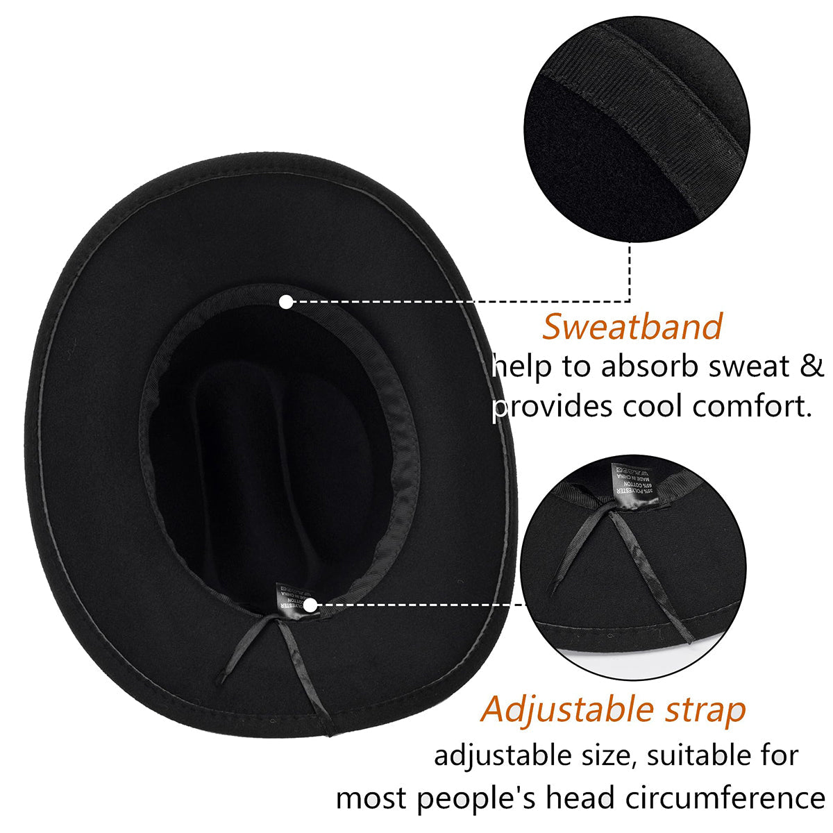 Cowgirl Stay Wild - Personalized Cowgirl Wide Brim Cowboy Hat