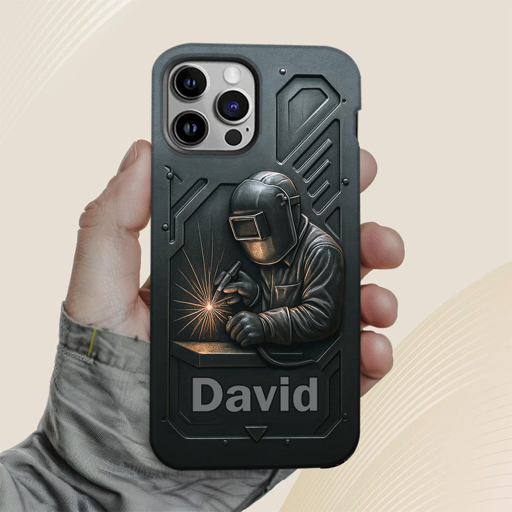 Cool Welder Men - Personalized Welder Full Print Phone Case