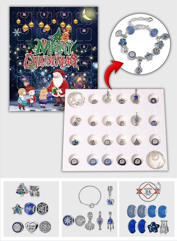 Merry Christmas - Christmas Advent Calendar Surprise Charm Box