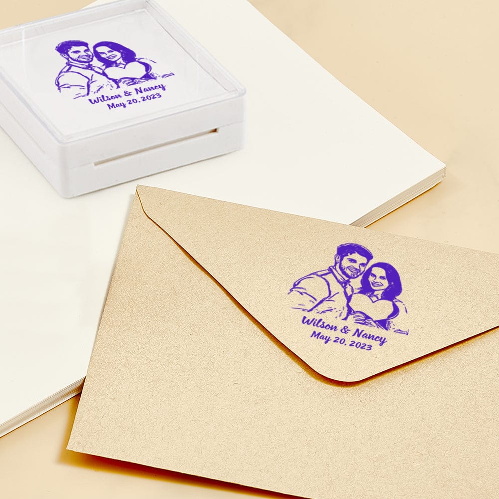 You & Me We Got This - Personalized Couple Photo Stamp