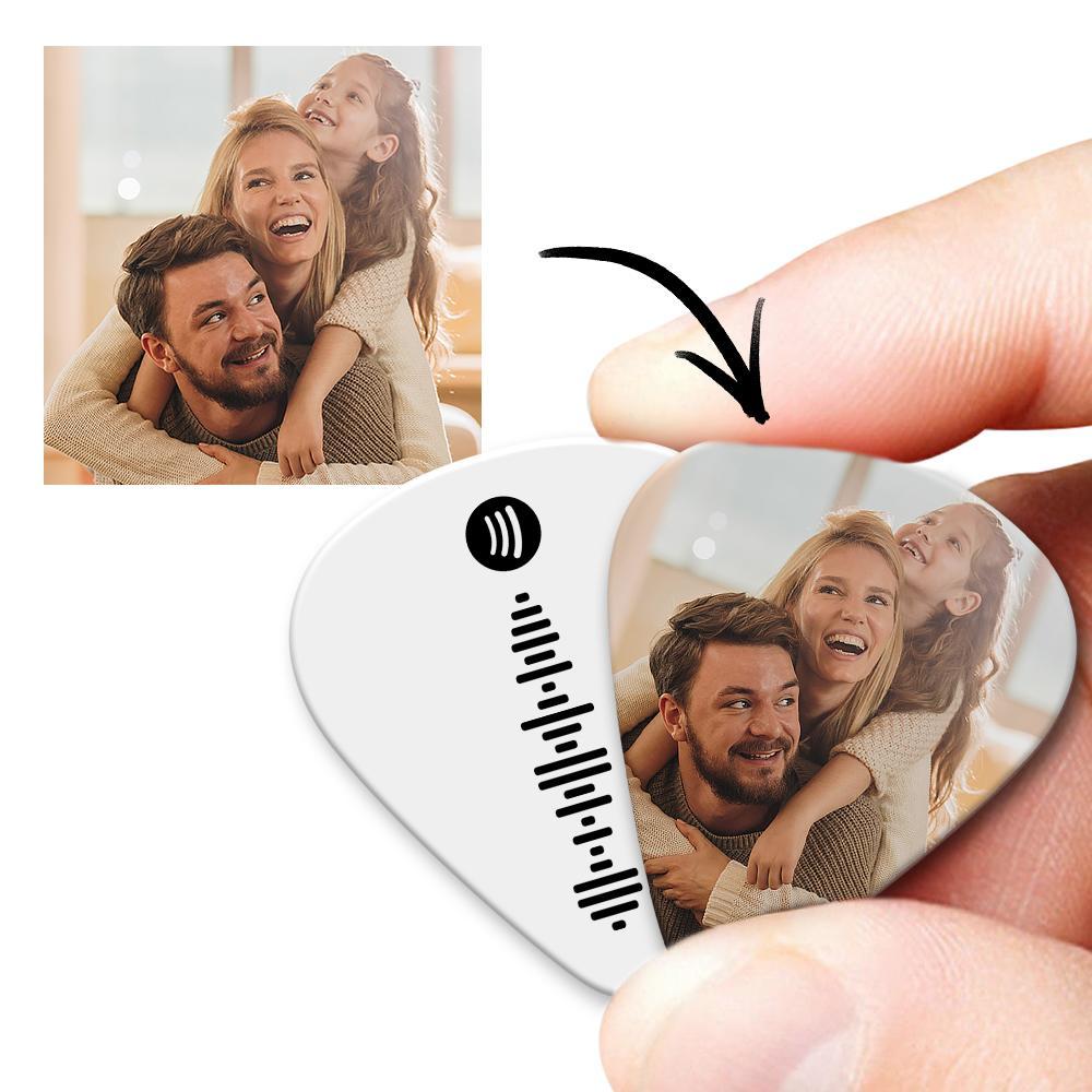 Music Code Photo Custom - Personalized Guitar Pick