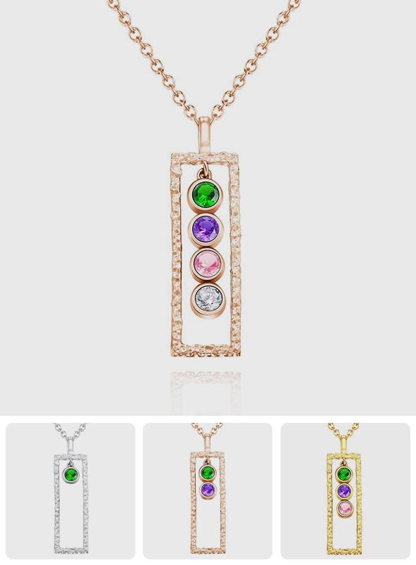 Personalized Birthstone Charm
