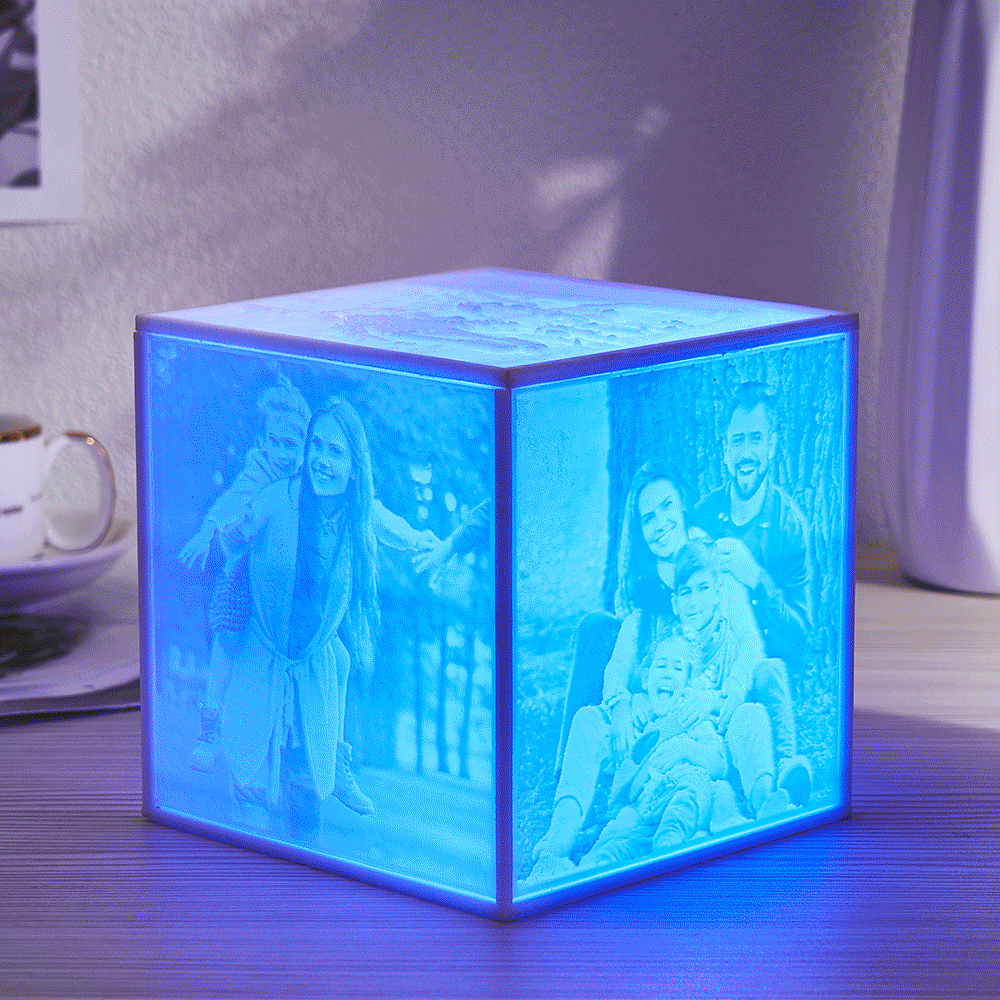 Personalized Any Photo Cube Lamp
