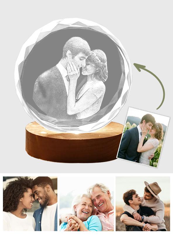 Personalized Couple Any Photo Lamp