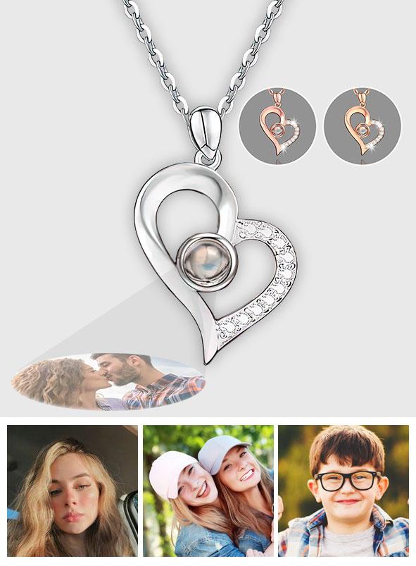 Photo Projection Bracelet With Eternal Flower Jewelry Box - gift for who lost a loved one - Personalized Photo Projection Bracelet With Eternal Flower Jewelry Box