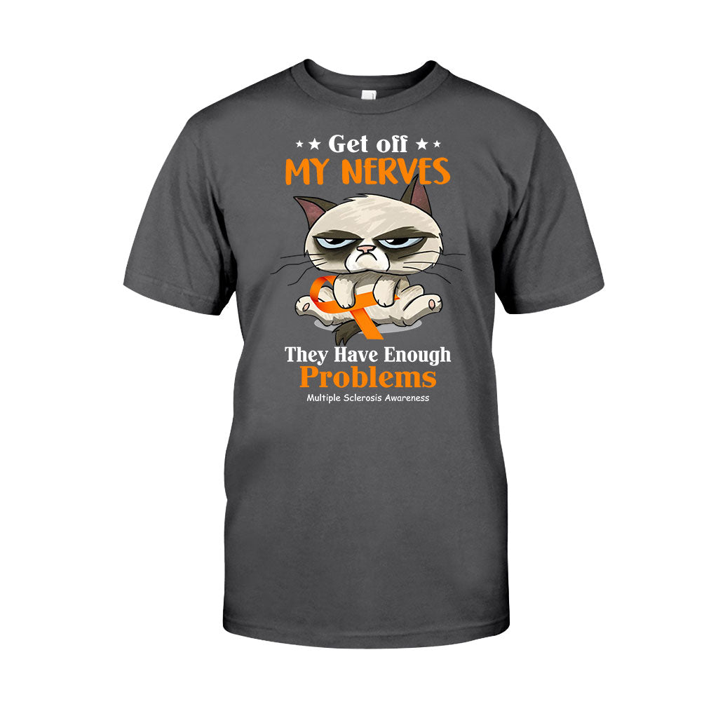 Get Off My Nerves - Multiple Sclerosis Awareness T-shirt And Hoodie 092021