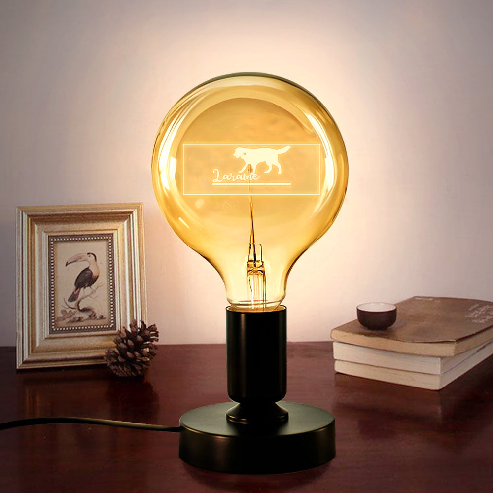 Any Photos - Personalized Dog Any Photo Light Bulbs Lamp