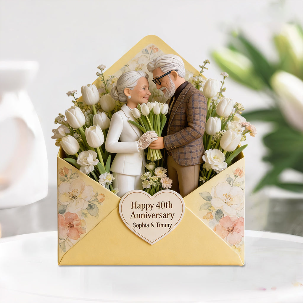A Letter Of Me To You - Personalized Couple Custom Shaped Acrylic Plaque