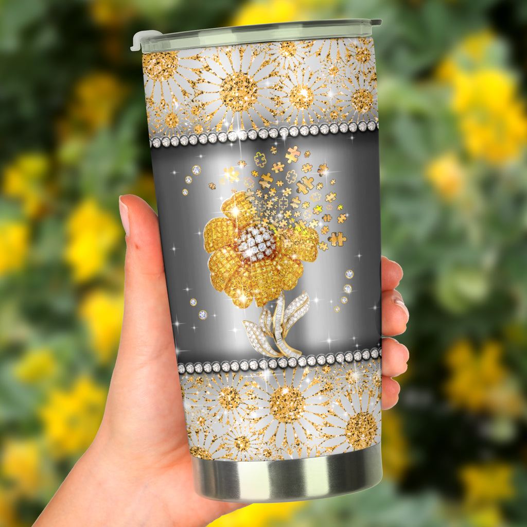Accept Understand Love Autism Awareness Tumbler 0622