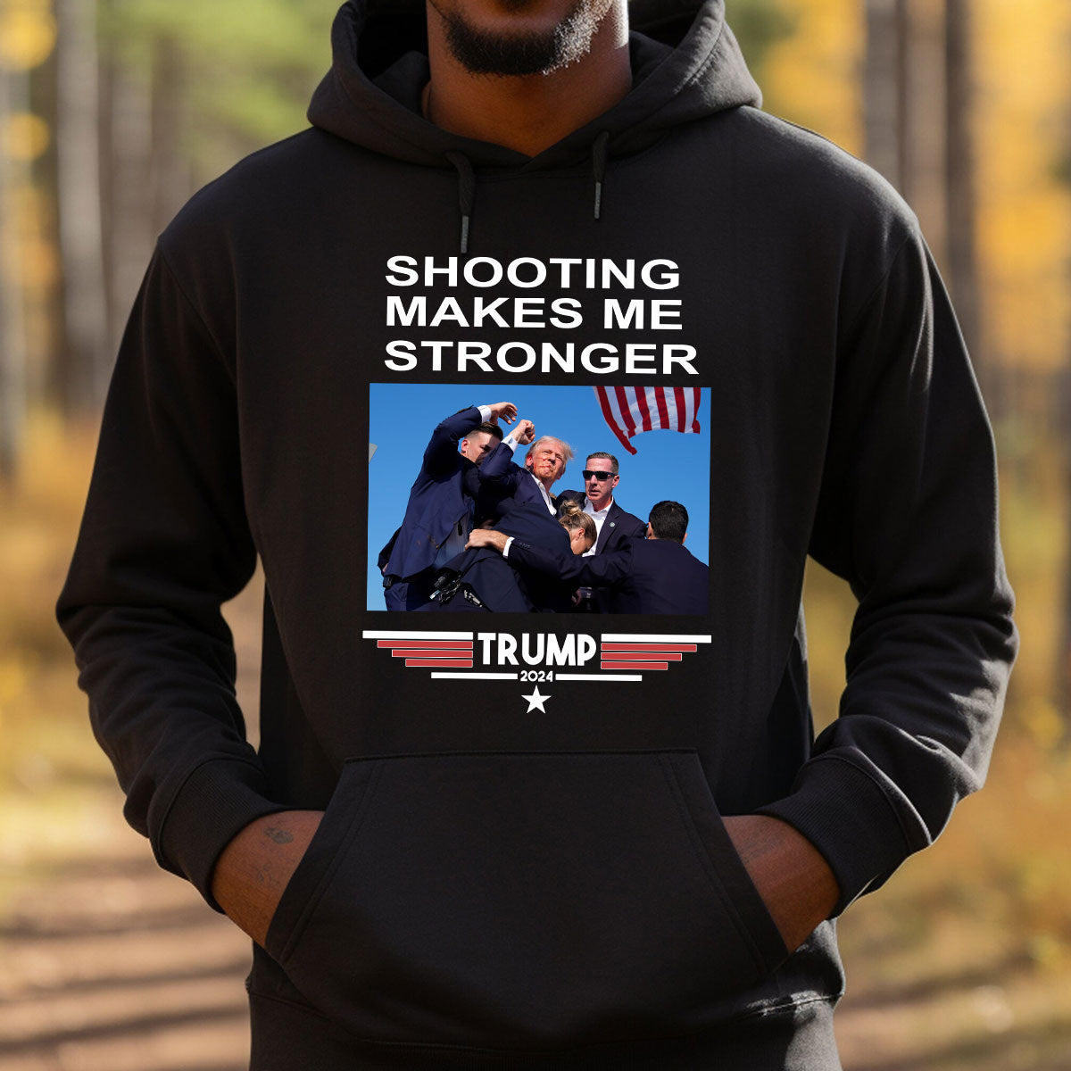 Sh00ting Make Me Stronger 2024 President Election Shirt