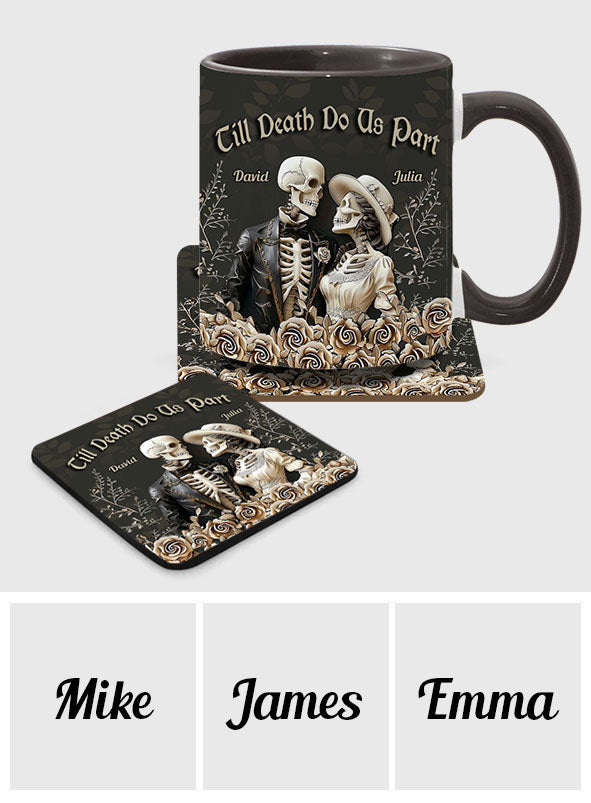 Till Death Do Us Part – Personalized Christmas Gift Mug for Couples