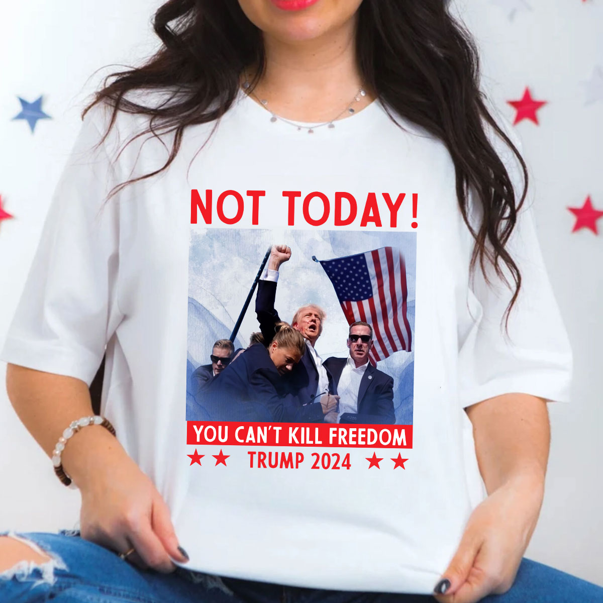 Not Today T-shirt, Make America Great Again Shirt, Fight Fight Fight