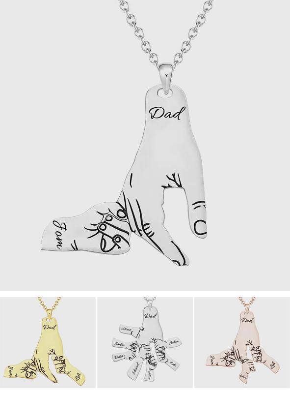 Personalized Engraved Big Hands Small Hands