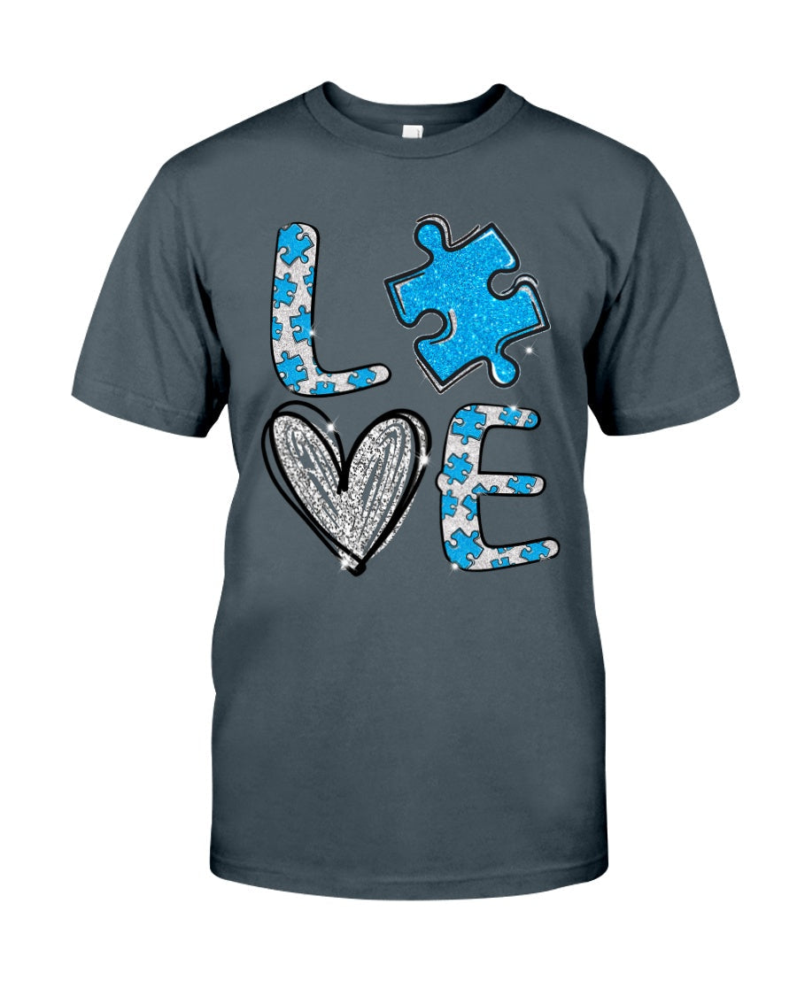Love Someone With Autism - Autism Awareness T-shirt and Hoodie 0921