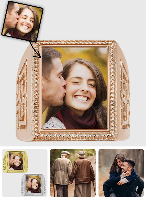 Vintage Square Photo - Personalized Vintage Square Photo