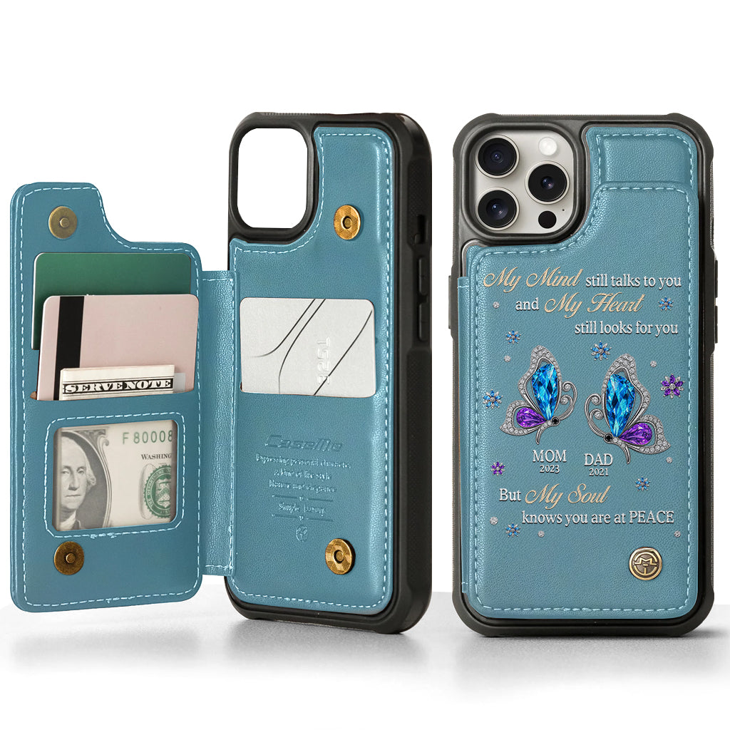 I Love You Forever - Personalized Memorial Wallet Phone Case