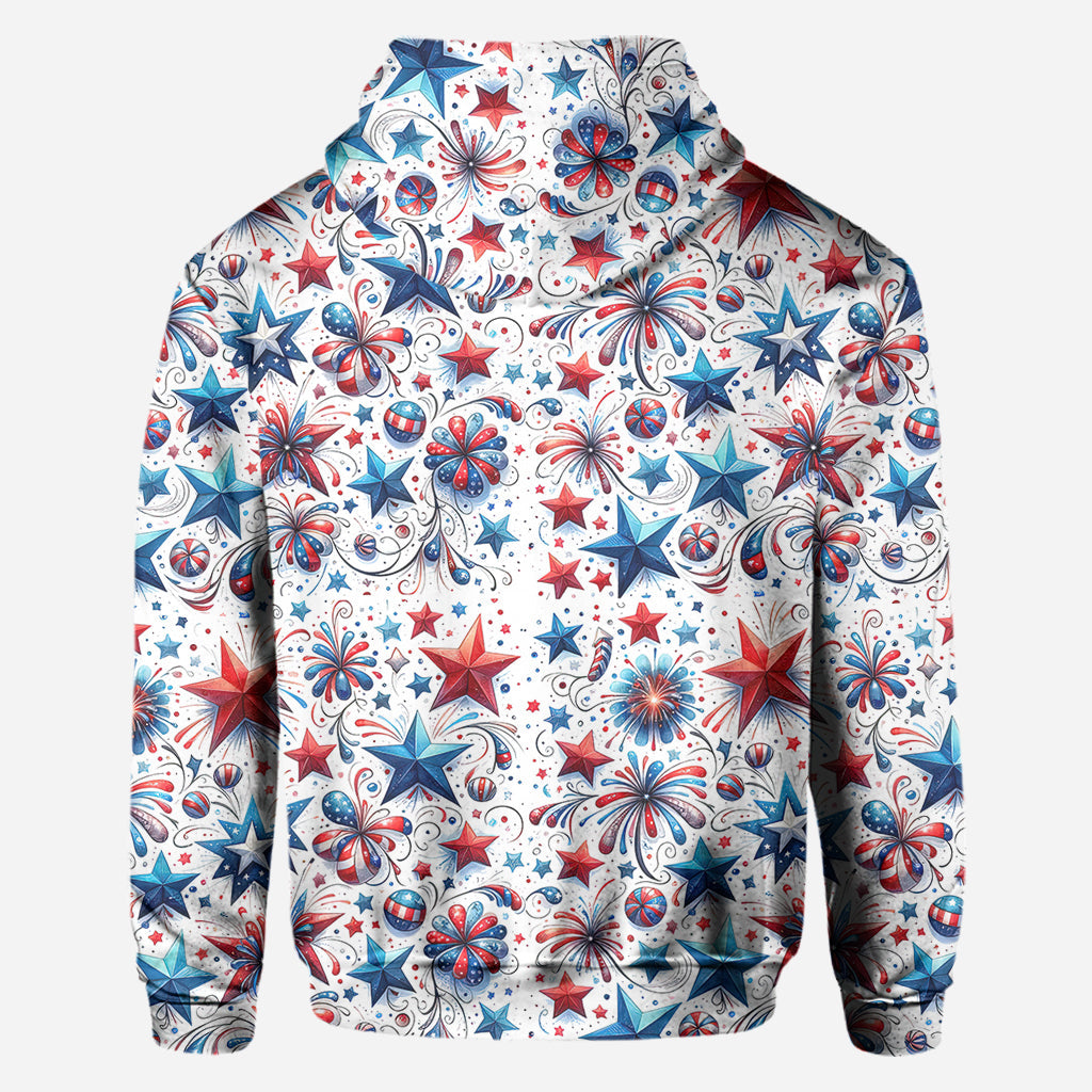 American Grandma - Personalized Grandma All Over Shirt