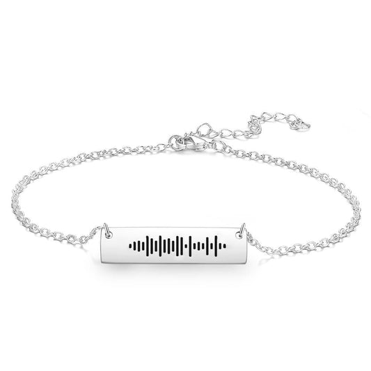 Personalized Music Code Anklet