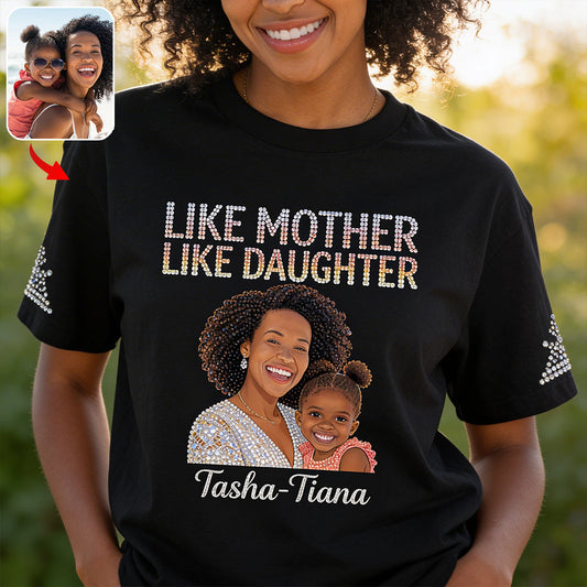 Like Mother Like Daughter - Personalized Mother All Over Shirt