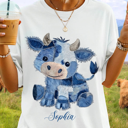 Cute Highland Cow - Personalized Highland Cow T-shirt And Hoodie