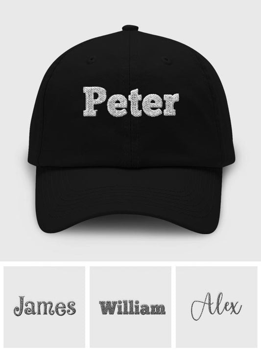 Custom Name - Personalized Son Embroidered Classic Cap