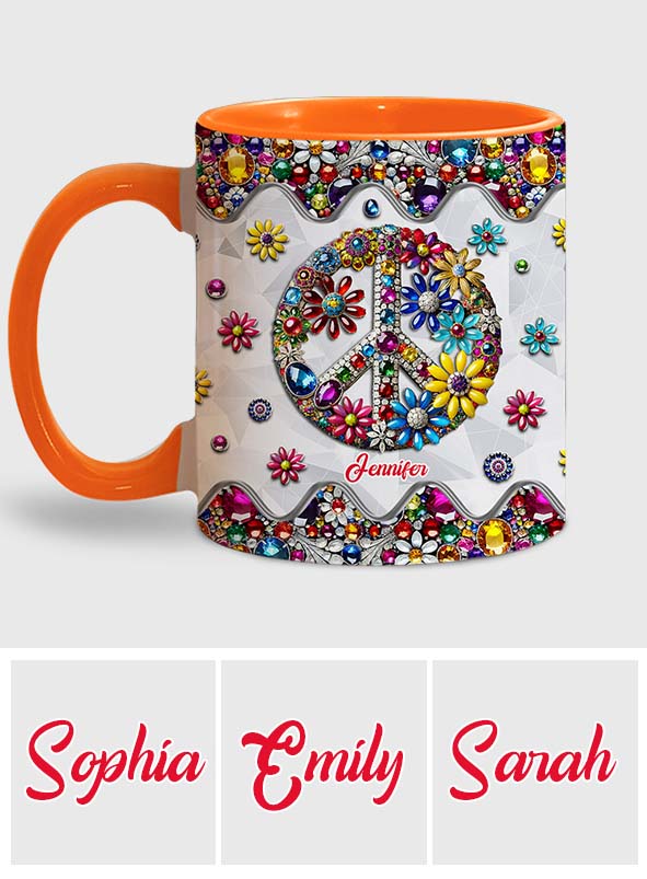 Hippie Soul - Personalized Hippie Accent Mug