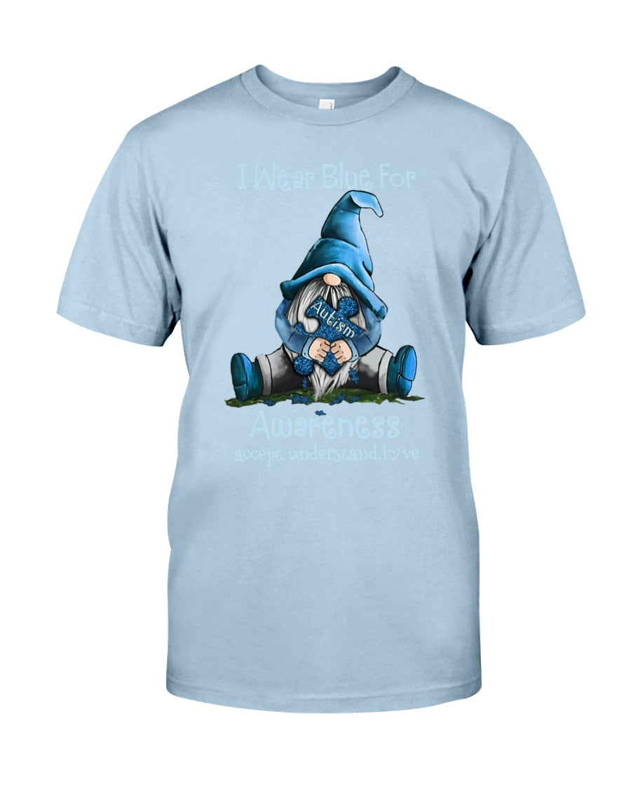 I Wear Blue For Autism Awareness - T-shirt and Hoodie 0921