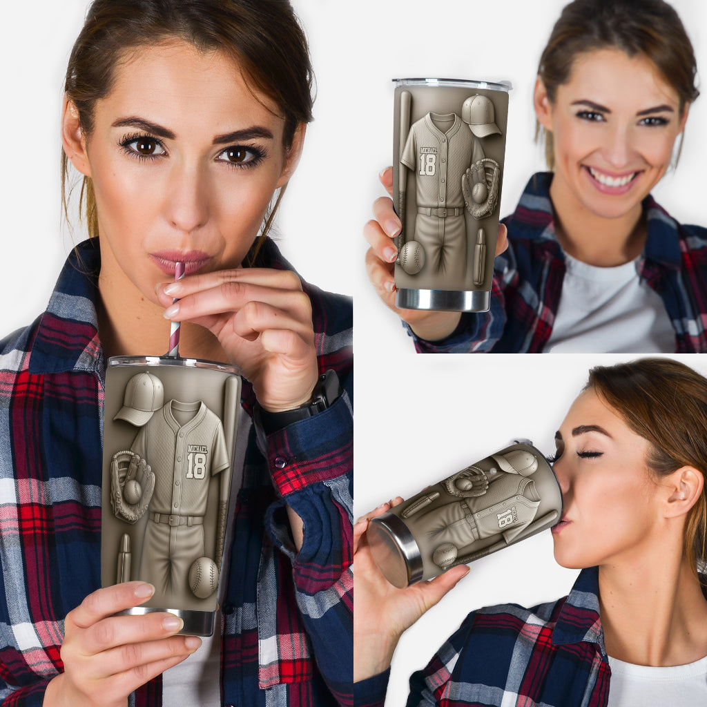 Baseball Is More Than A Game - Personalized Baseball Tumbler