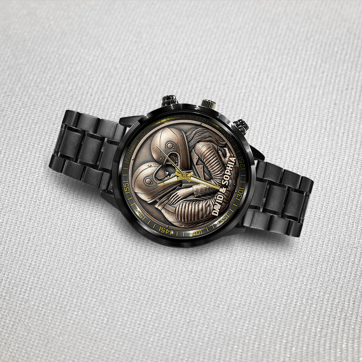 I Love You - Personalized Biker Hand Watch