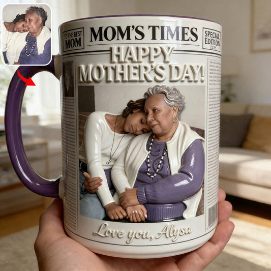 The Mother's Times - Personalized Mother Accent Mug