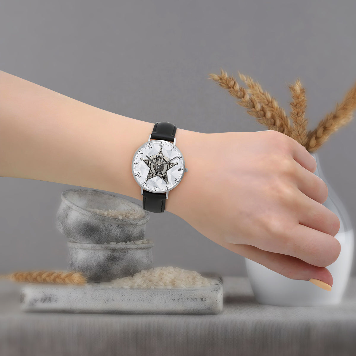 Serve & Protect - Personalized Police Officer Hand Watch
