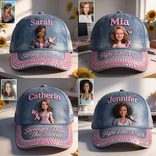 Strong Warriors - Personalized Breast Cancer Awareness Classic Cap