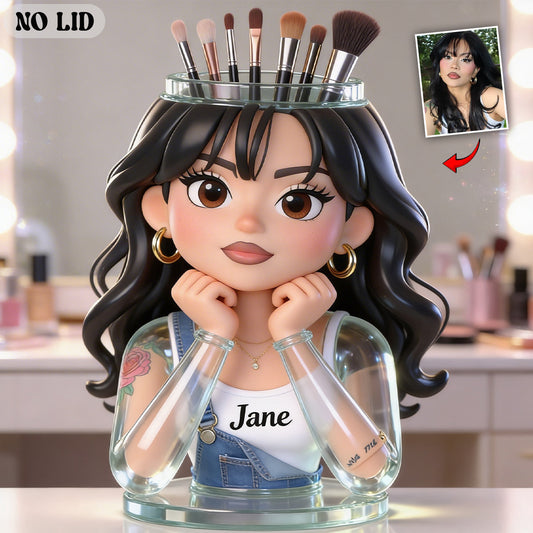 Makeup Artist - Personalized Makeup Acrylic Pot