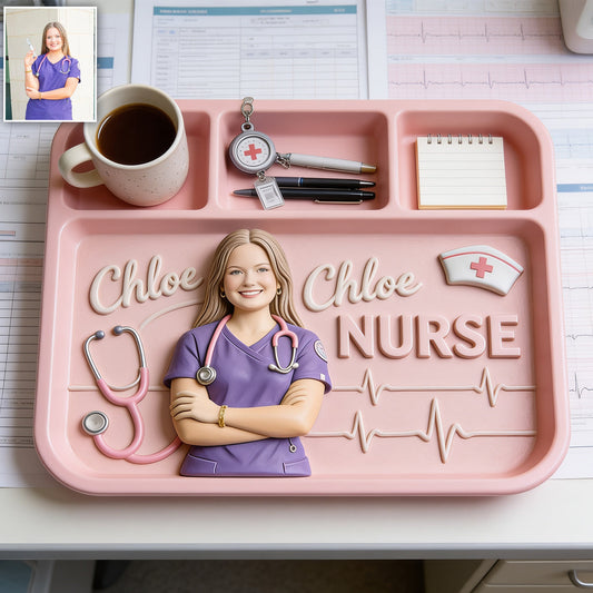 Nurse Life - Personalized Nurse Catch-All Tray