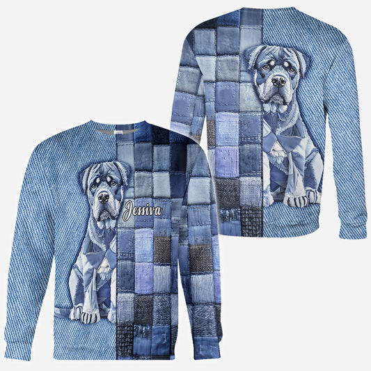 Love Rottweiler - Personalized Dog All Over Shirt