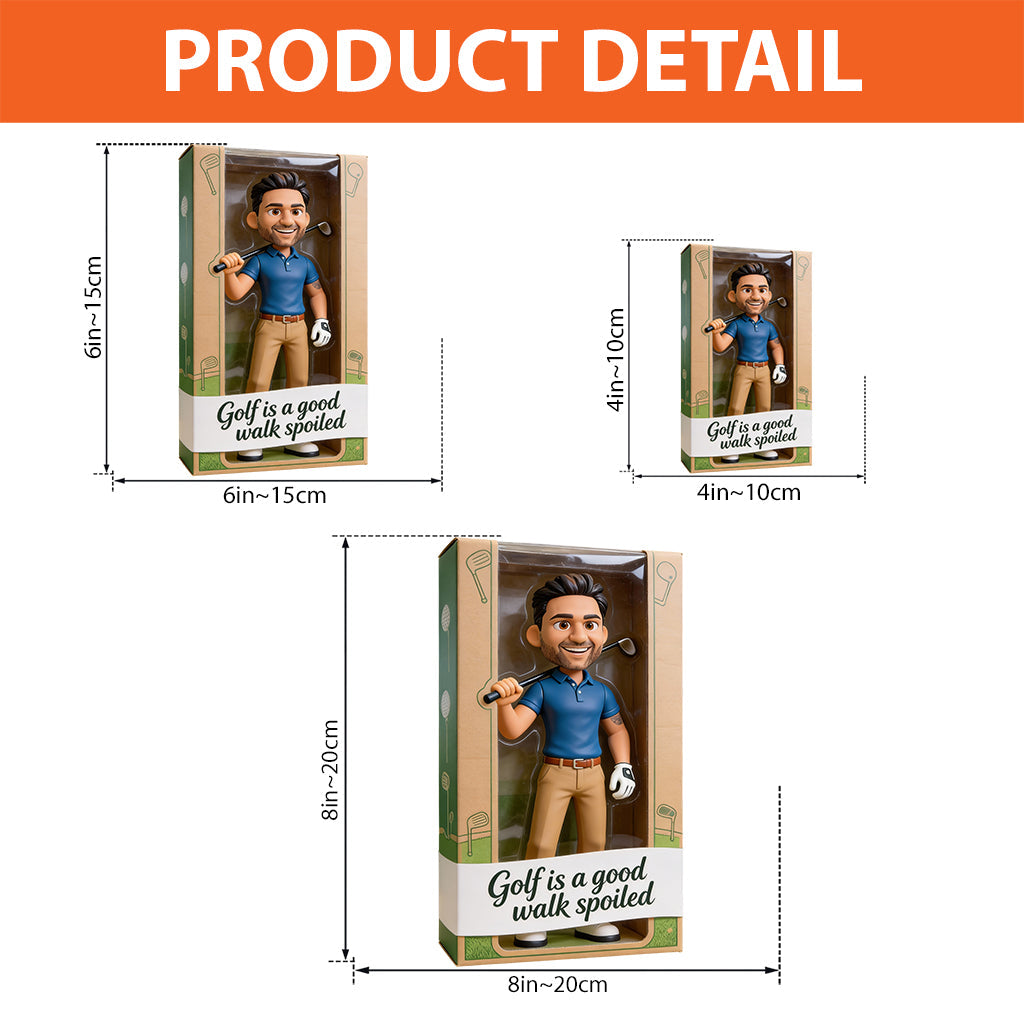 Love Golf - Personalized Golf Custom Shaped Acrylic Plaque
