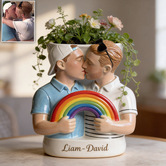 Love Is Love - Personalized LGBT Support Acrylic Pot