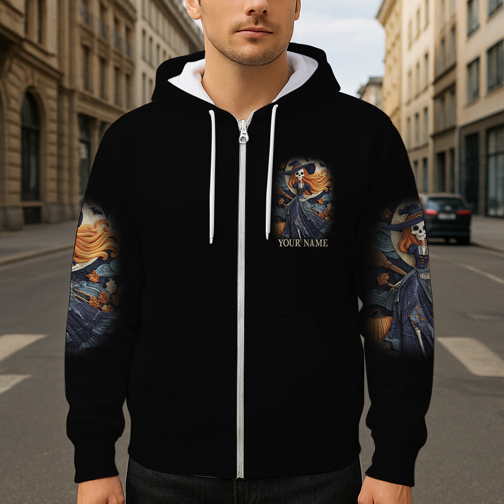 Skull Witch - Personalized Witch All Over Shirt