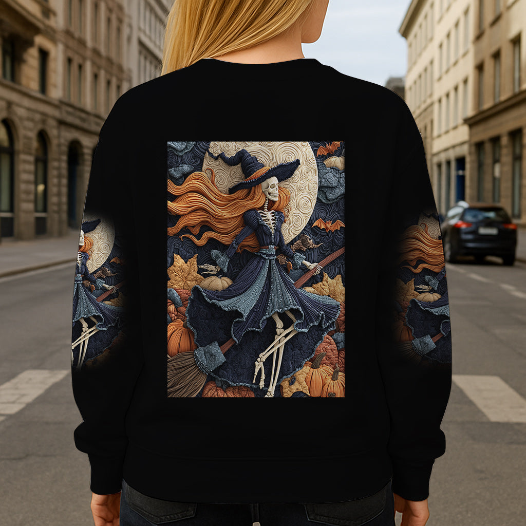 Skull Witch - Personalized Witch All Over Shirt