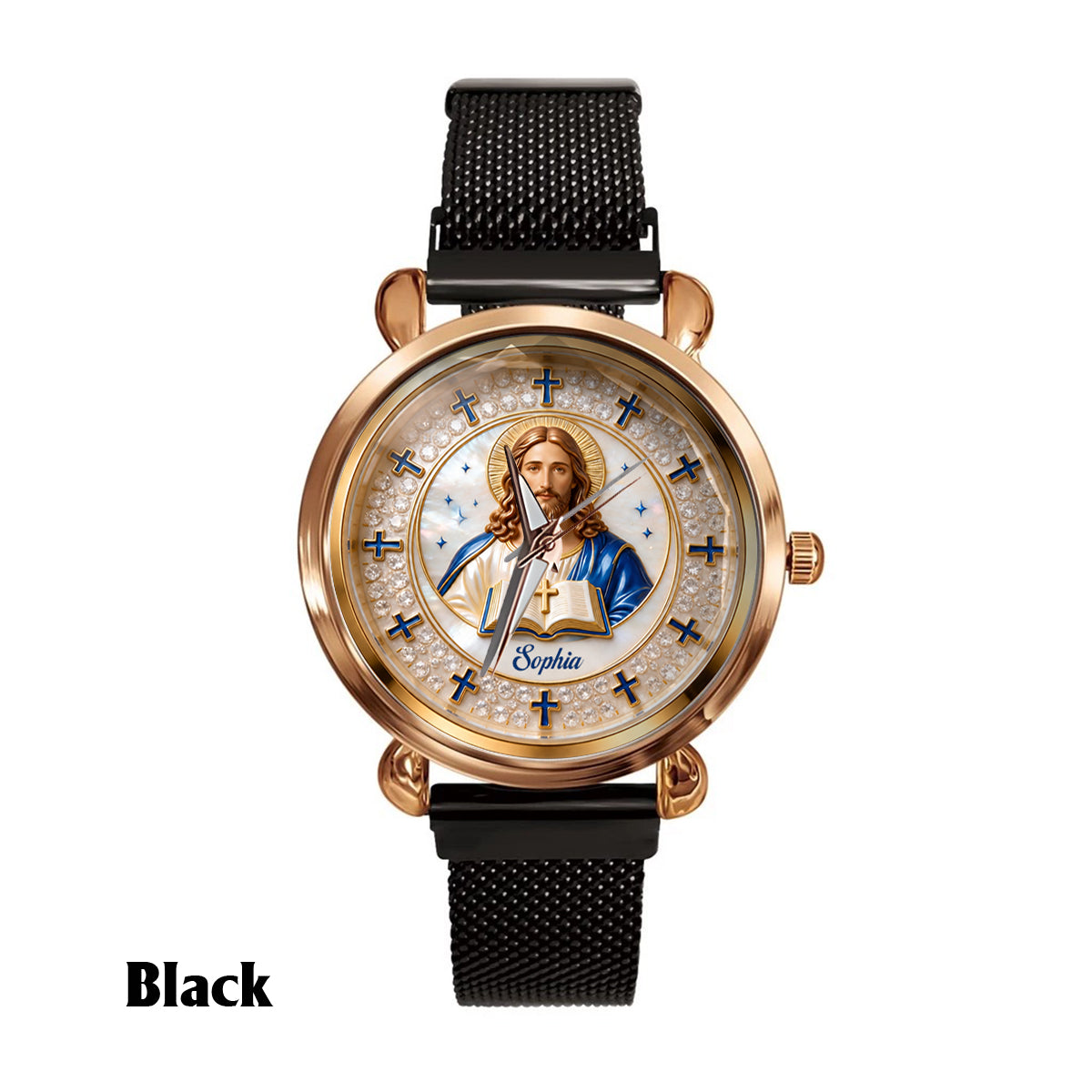 Faith Over Fear - Personalized Christian Women Hand Watch