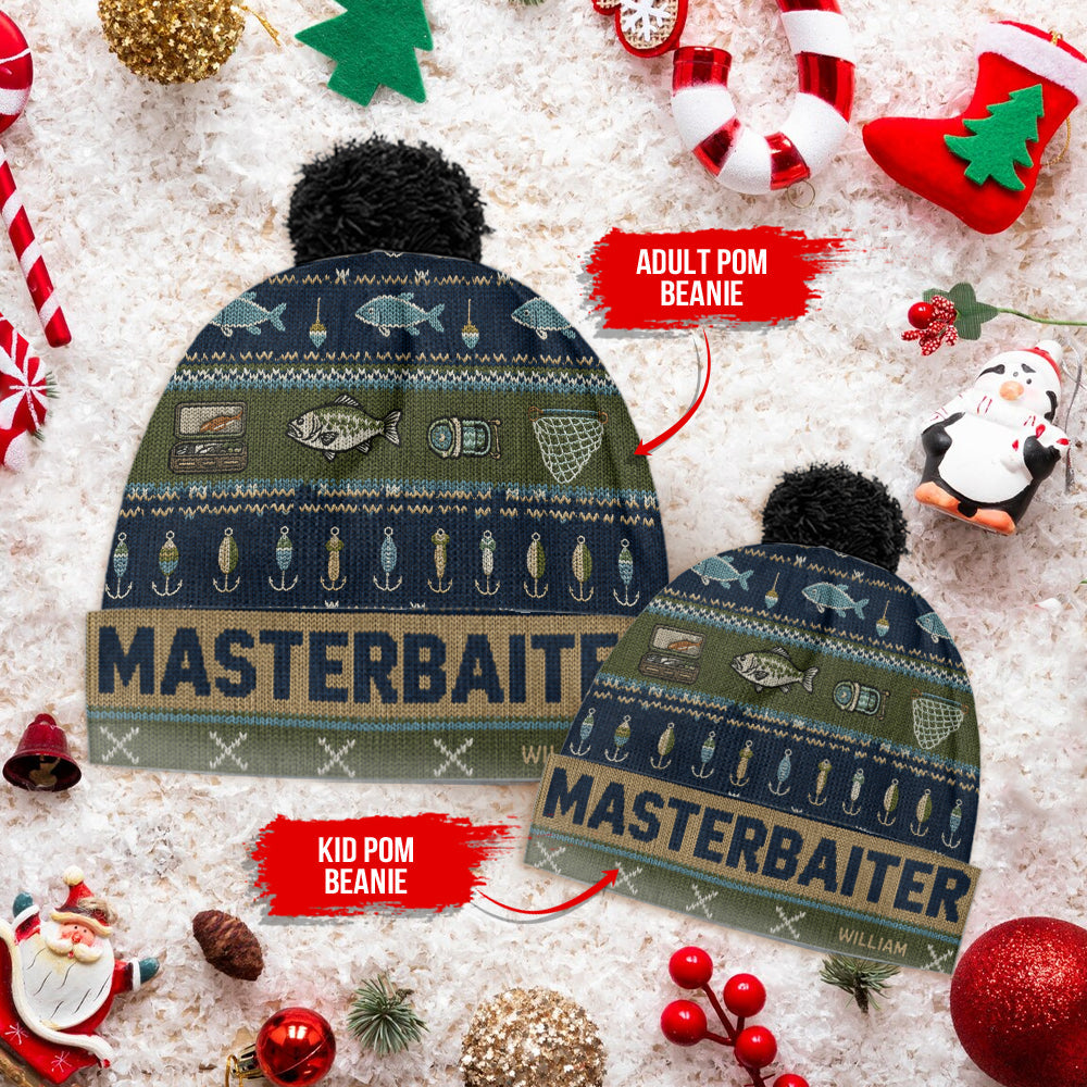 Masterbaiter - Personalized Fishing Beanie Hat