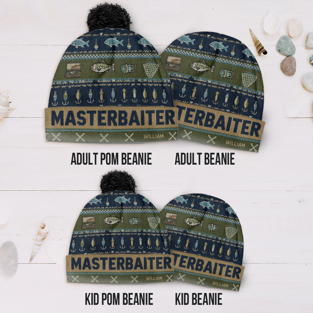 Masterbaiter - Personalized Fishing Beanie Hat