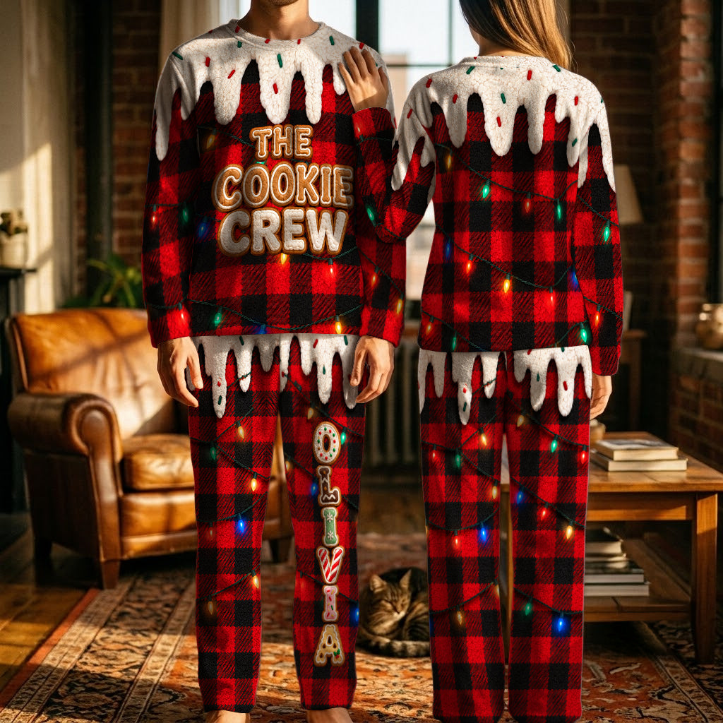The Cookie Crew - Personalized Family Fleece Lounge Set