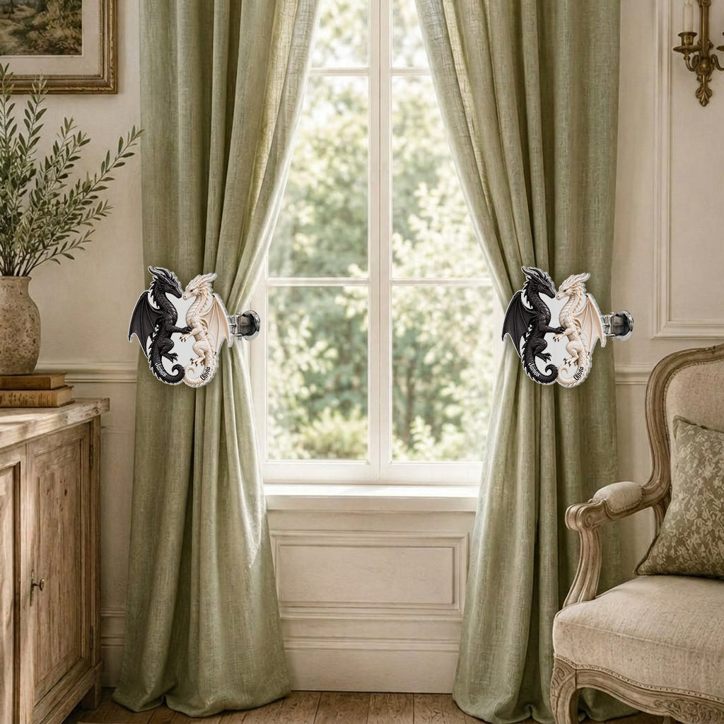 Couple Gift - Personalized Dragon Curtain Tieback