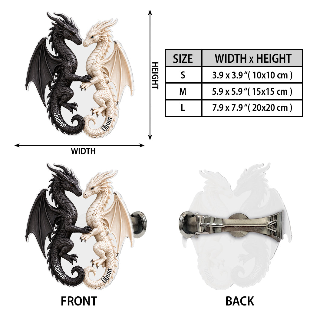 Couple Gift - Personalized Dragon Curtain Tieback