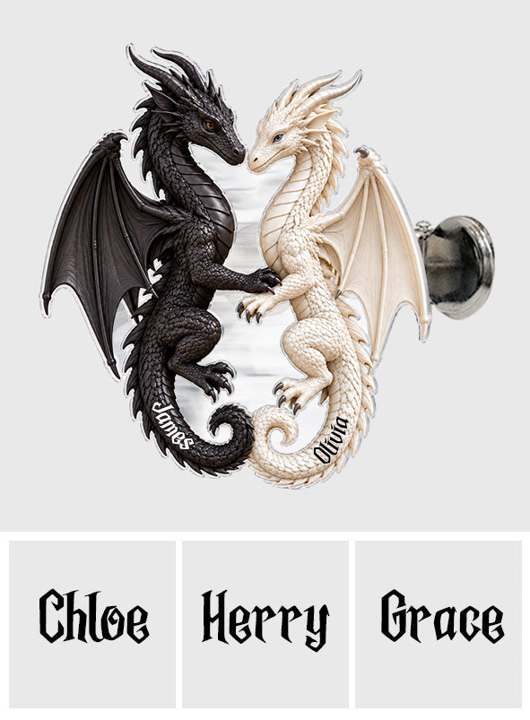 Couple Gift - Personalized Dragon Curtain Tieback