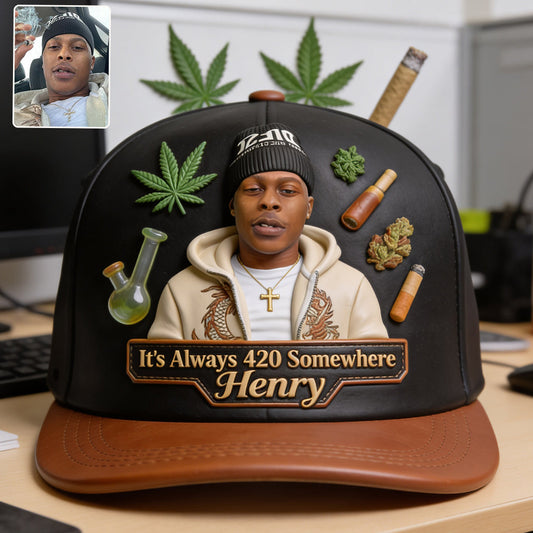 World's Dopest Dad - Personalized Weed Classic Cap