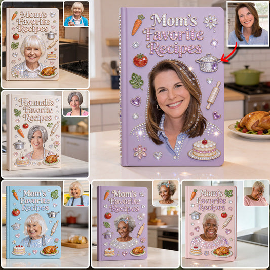 Mother Gift Idea, Mother Cooking Recipes - Personalized Mother Leather Journal
